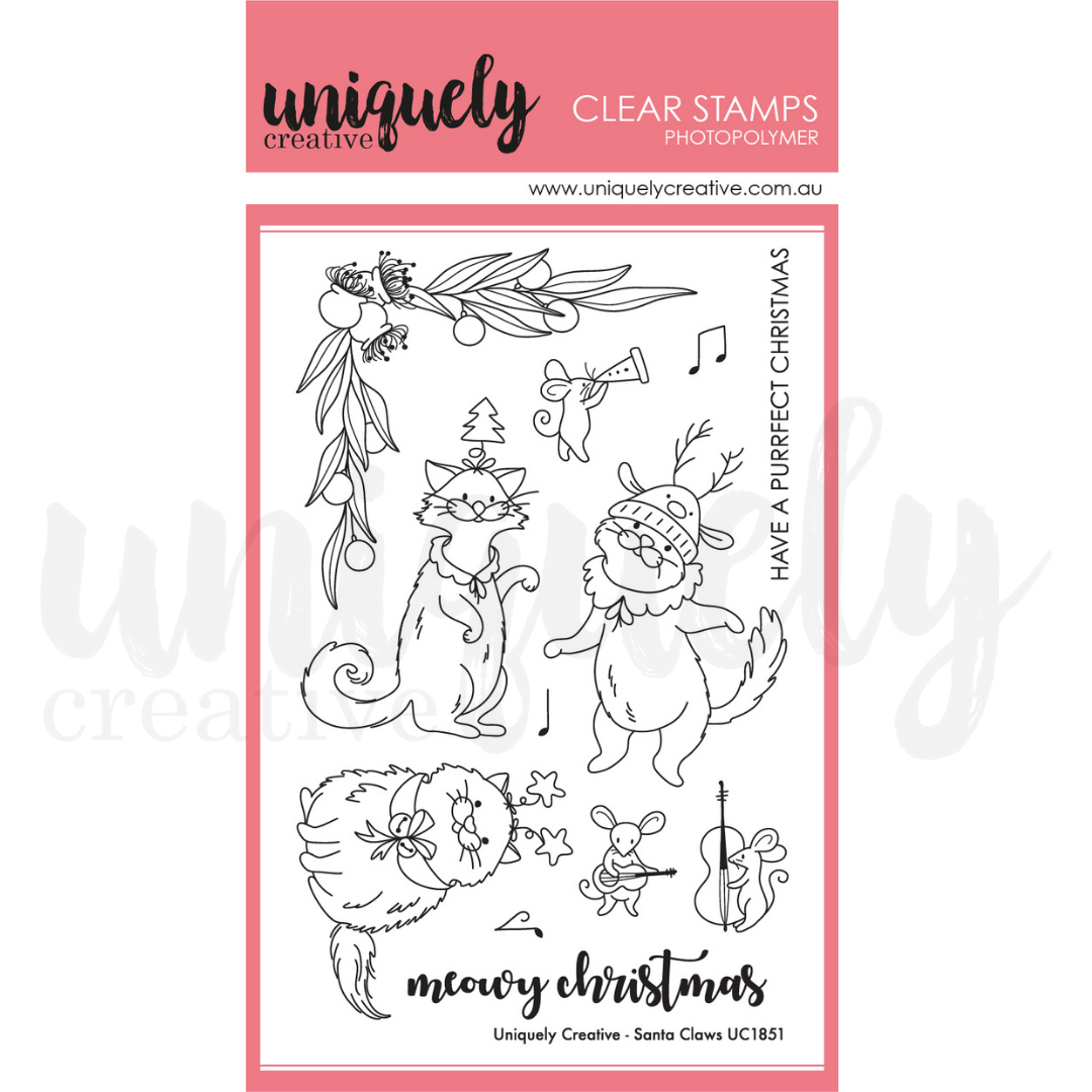 Uniquely Creative - SANTA CLAWS STAMP