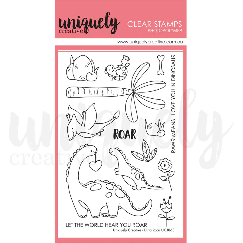Uniquely Creative - Dino Roar Stamp