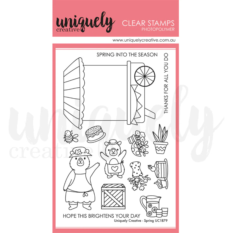 Uniquely Creative - Clear stamp - Spring