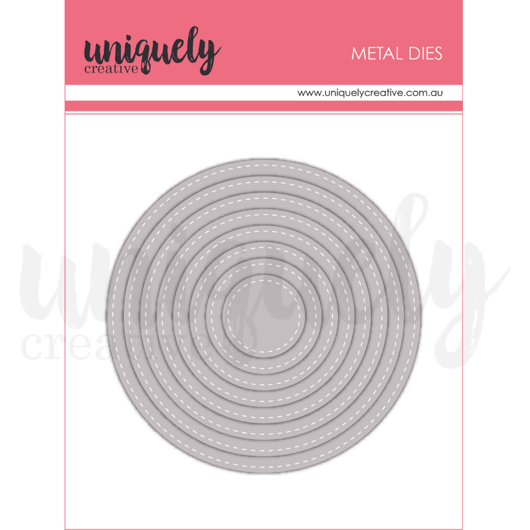 Uniquely Creative - Stitched Nesting Circle Die