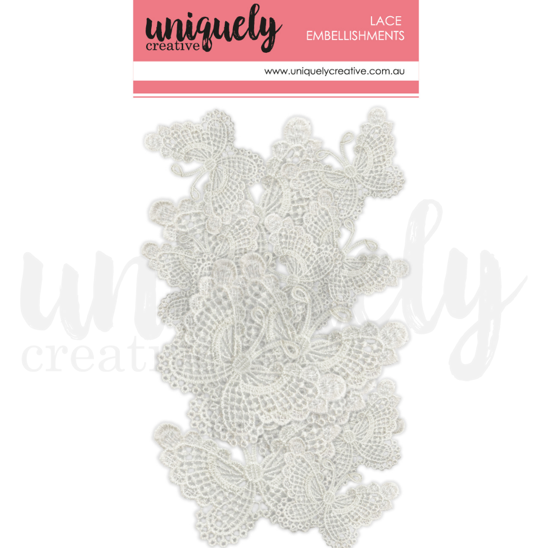 Uniquely Creative - Lace Butterflies