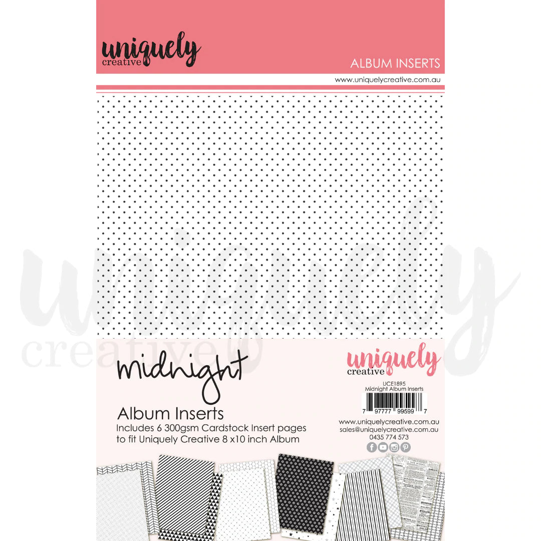 Uniquely Creative Album Inserts - Midnight