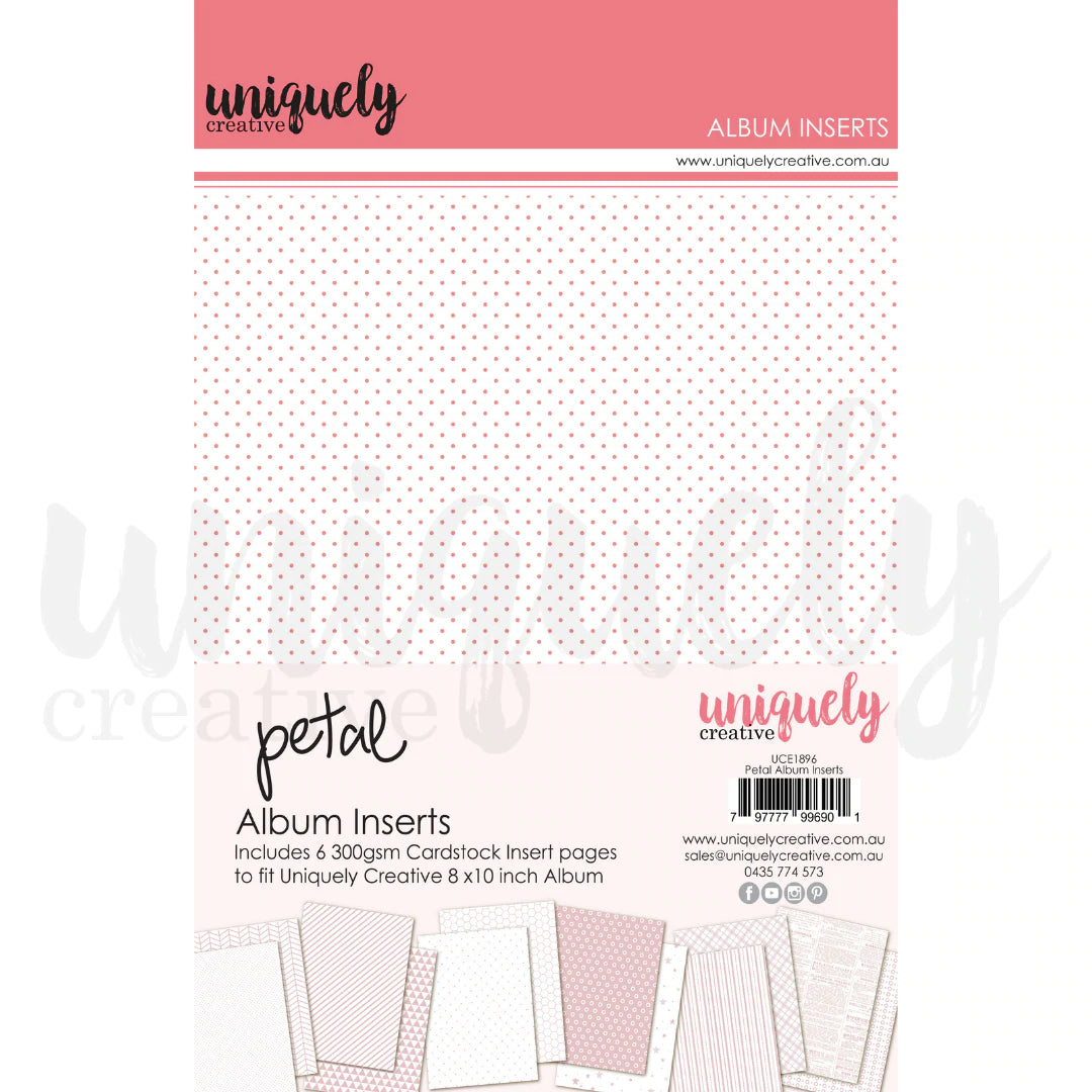 Uniquely Creative Album Inserts - Petal