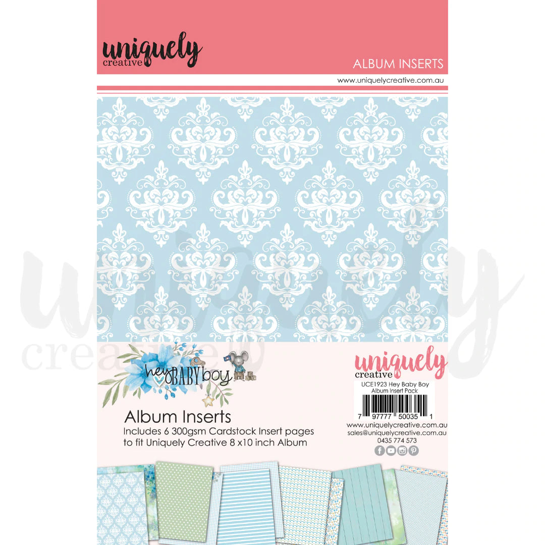 Uniquely Creative Album Inserts - Hey Baby Boy