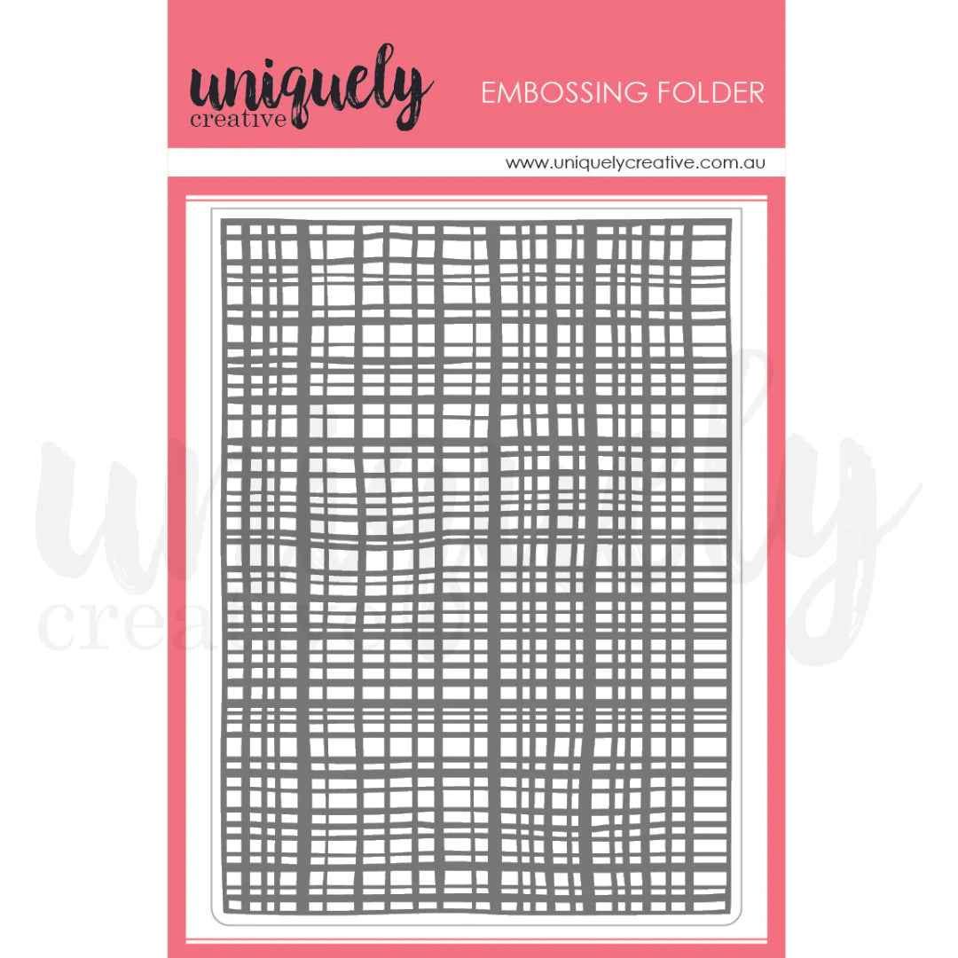 Uniquely Creative - Embossing Folder - Meshwork