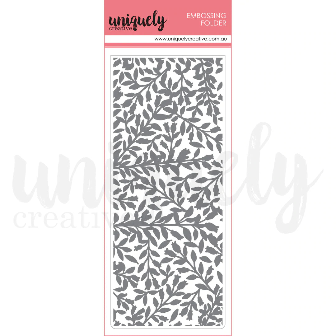Uniquely Creative - Slimline Embossing Folder - Breathtaking