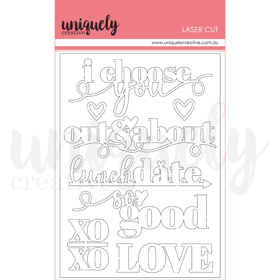 Uniquely Creative - Laser Cut - Juniper & Sage