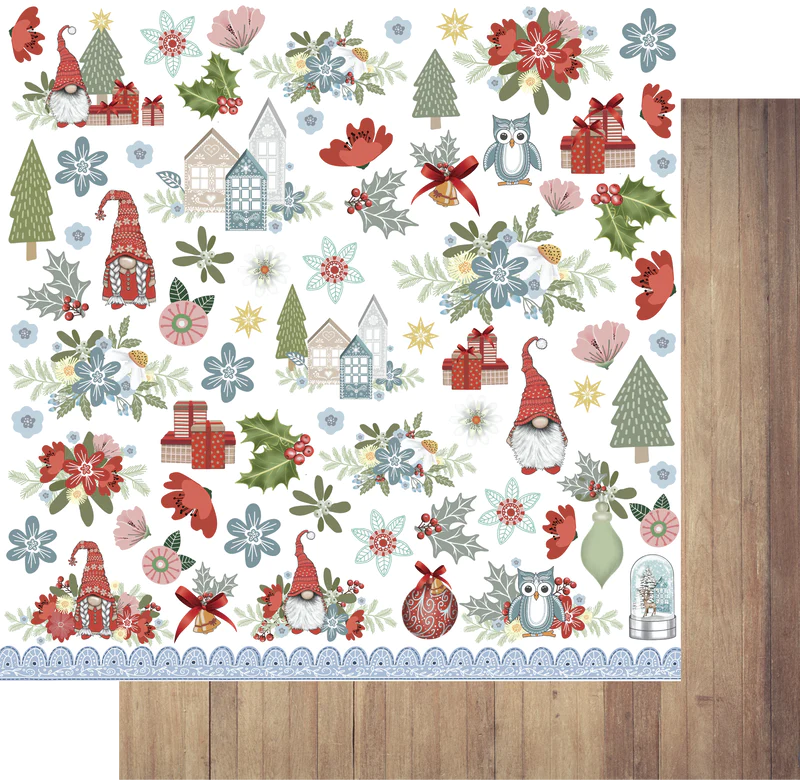 Uniquely Creative - Gift Wrapped Paper - A December to Remember