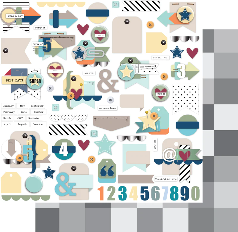 Uniquely Creative - Main Street - Block Party Paper