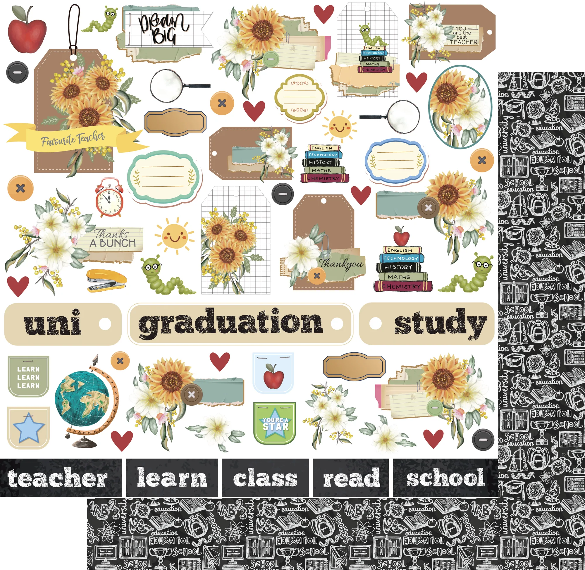 Uniquely Creative - 6x6 Collection Pack Mini - Class in Session