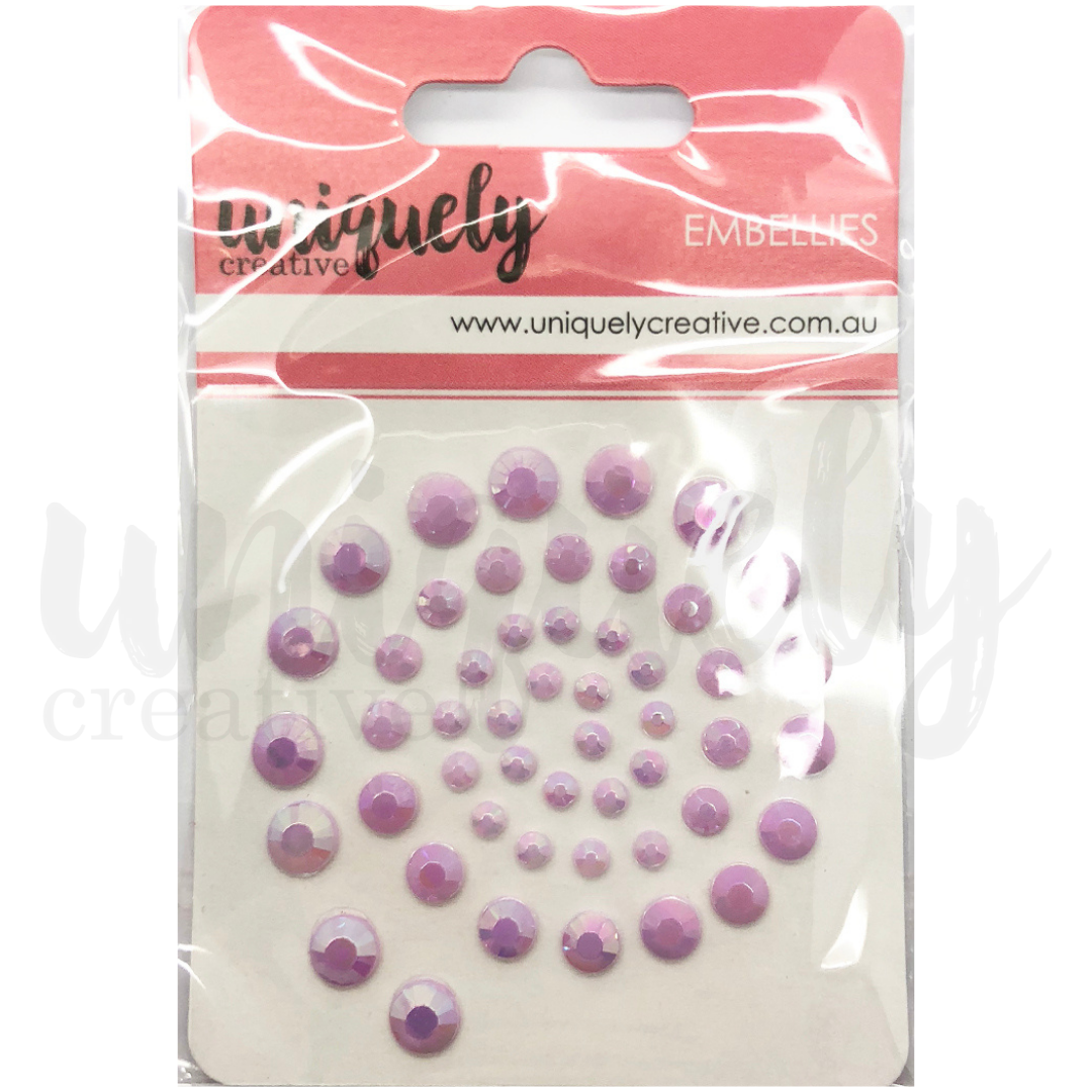 Uniquely Creative - LAVENDER RHINESTONES
