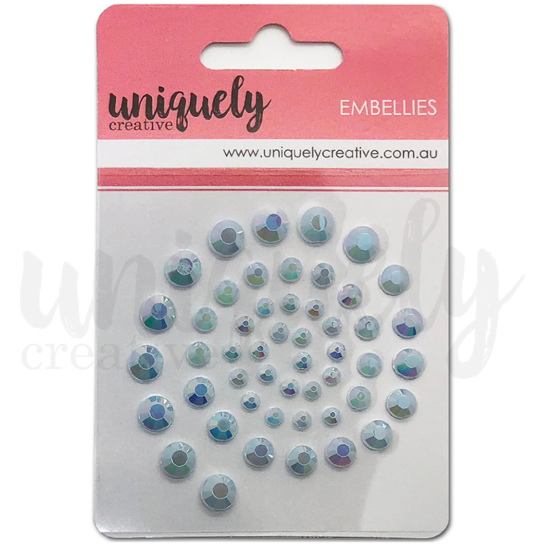 LIGHT BLUE RHINESTONES