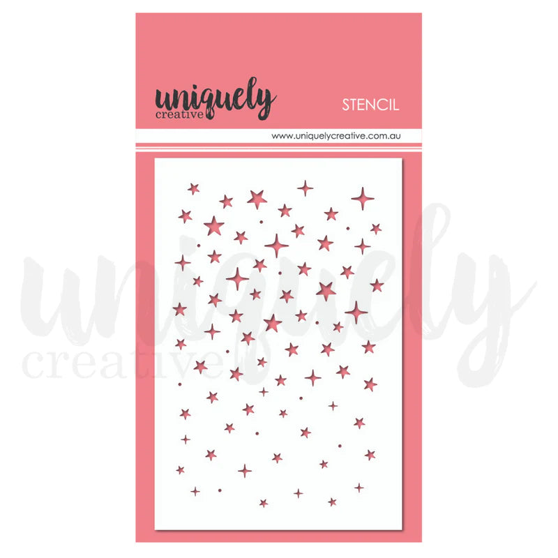 Uniquely Creative - Stencil - Twinkly Stars