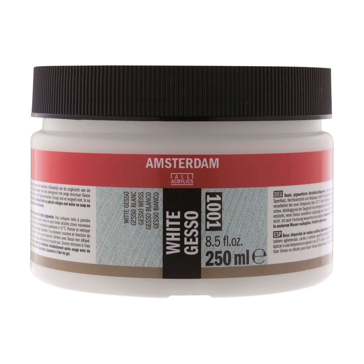 Amsterdam Acrylic Gesso White 250ml - Crafty Divas