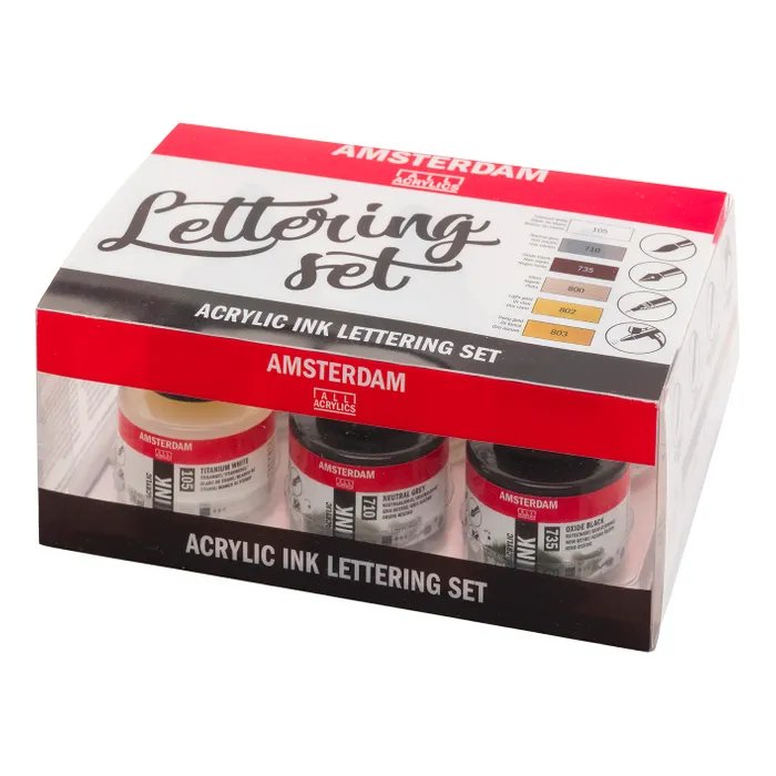 Amsterdam Acrylic Ink - Lettering Set - Crafty Divas