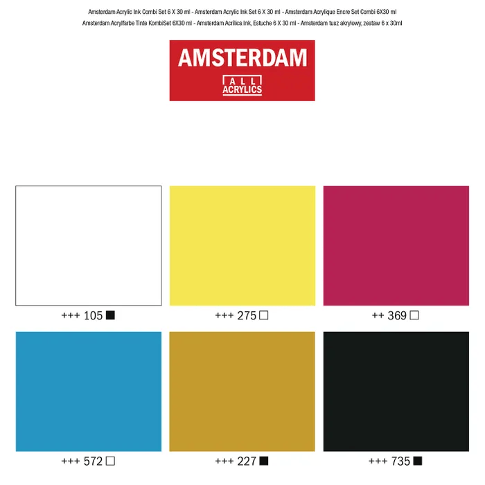 Amsterdam Acrylic Ink - Set - Crafty Divas