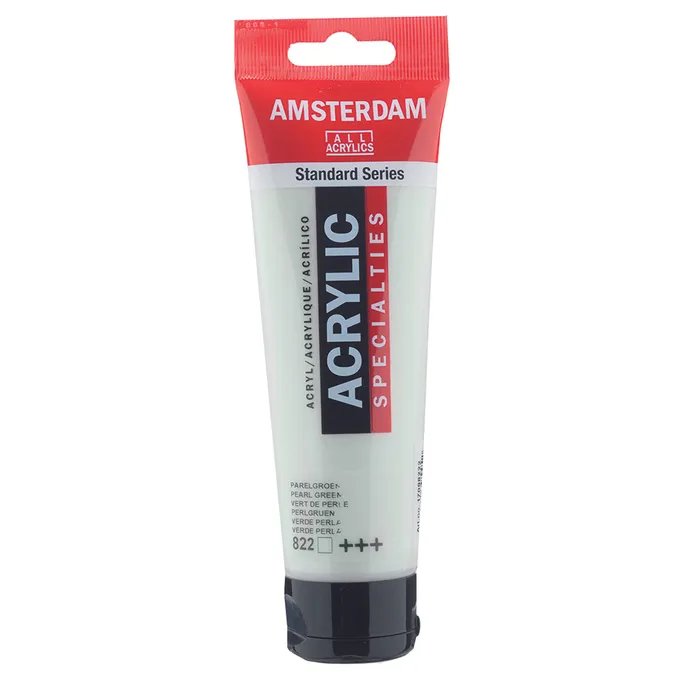Amsterdam All Acrylics Paint - Pearl Green 822 - Crafty Divas