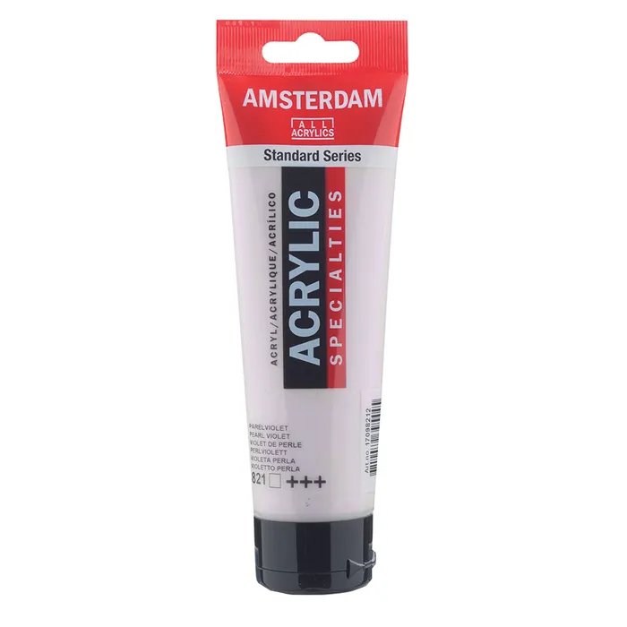 Amsterdam All Acrylics Paint - Pearl Violet 821 - Crafty Divas