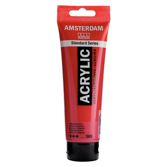 Amsterdam All Acrylics Paint - Primary Magenta 369 - Crafty Divas
