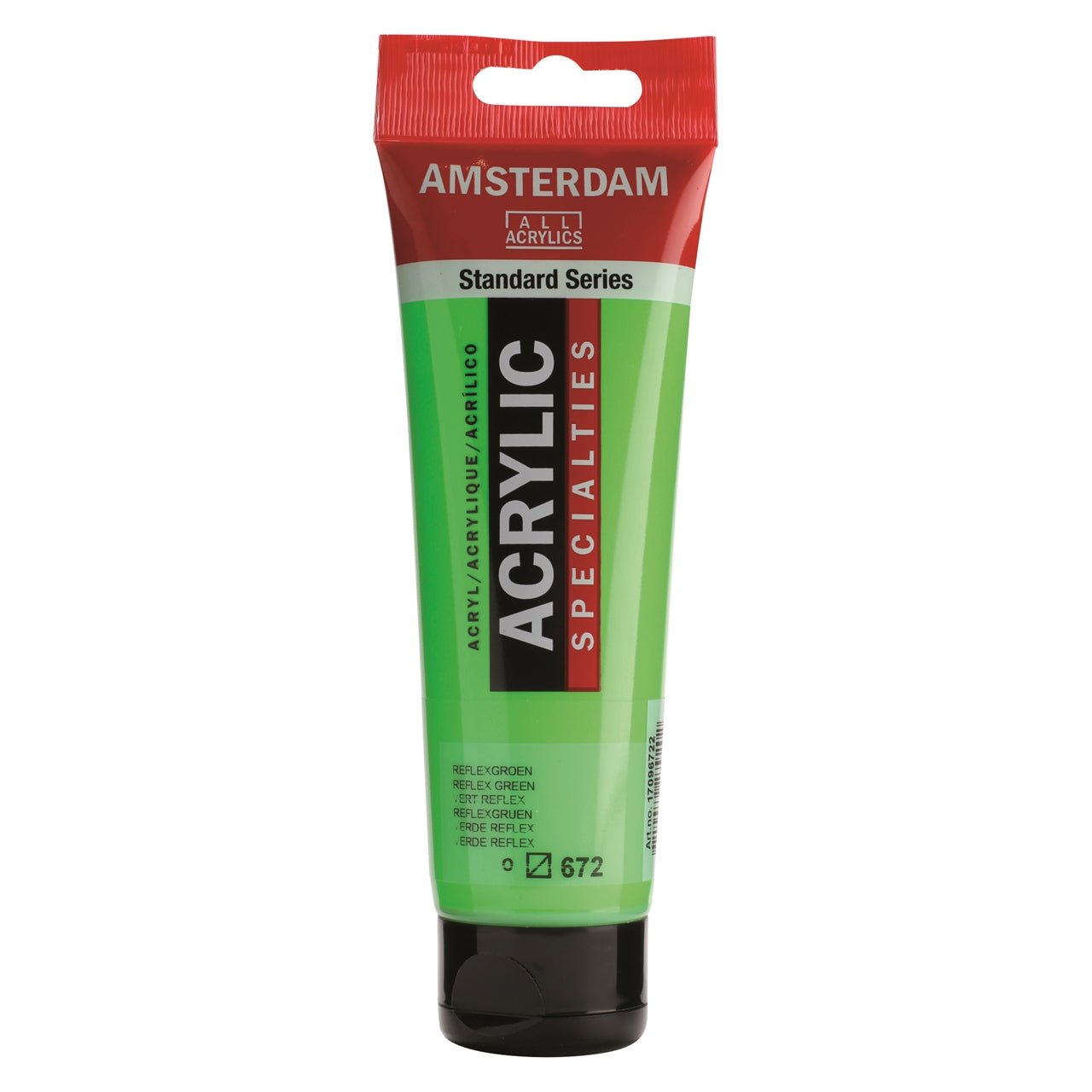 Amsterdam All Acrylics Paint - Reflex Green 672 - Crafty Divas