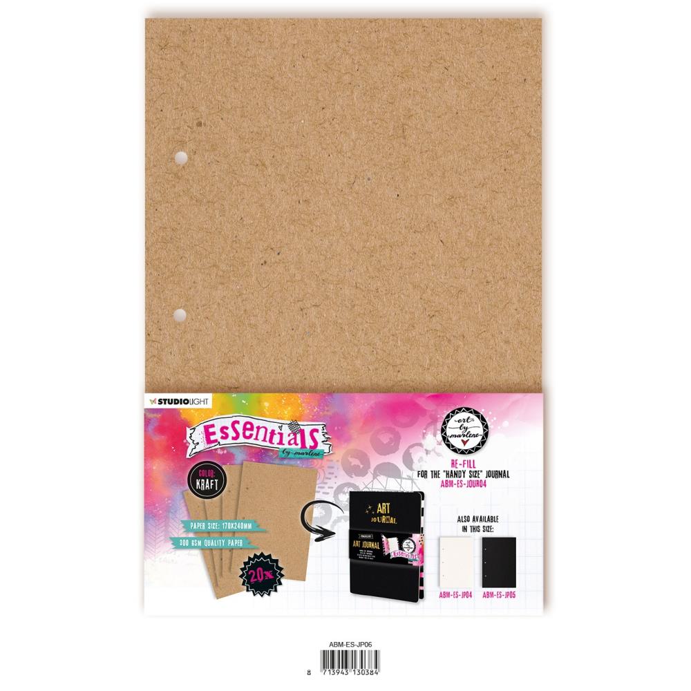 Art By Marlene Journal Pages - Nr. 06. Kraft - Crafty Divas