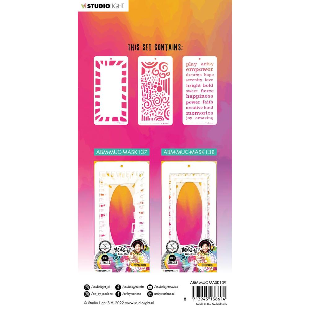 Art By Marlene Mixed-Up - Nr. 139 Artsy Designs 3pcs - Crafty Divas