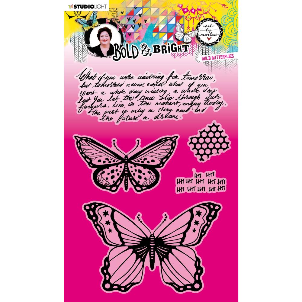 Art By Marlene Stamp - Nr. 126. Bold Butterflies - Crafty Divas
