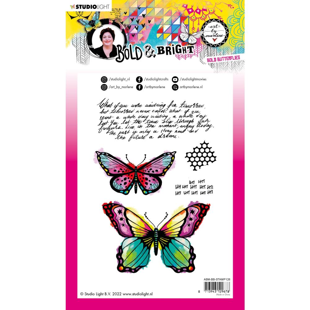 Art By Marlene Stamp - Nr. 126. Bold Butterflies - Crafty Divas