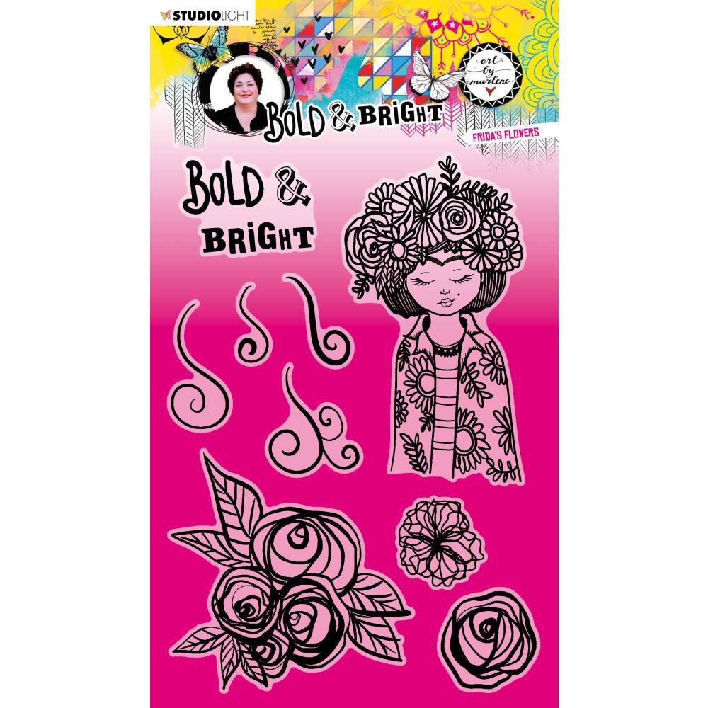 Art By Marlene Stamp - Nr. 127. Frida's Flowers - Crafty Divas