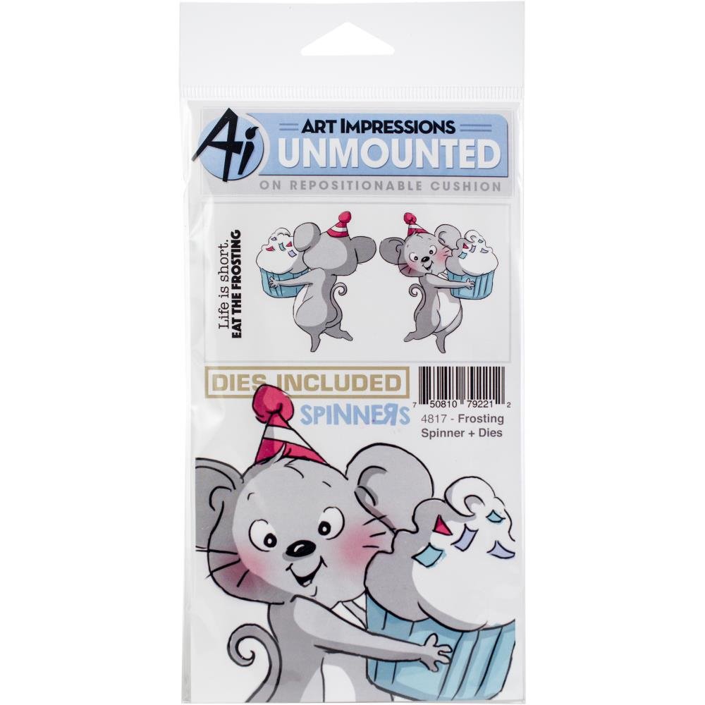 Art Impressions Spinners Stamp & Die Set - Frosting - Crafty Divas