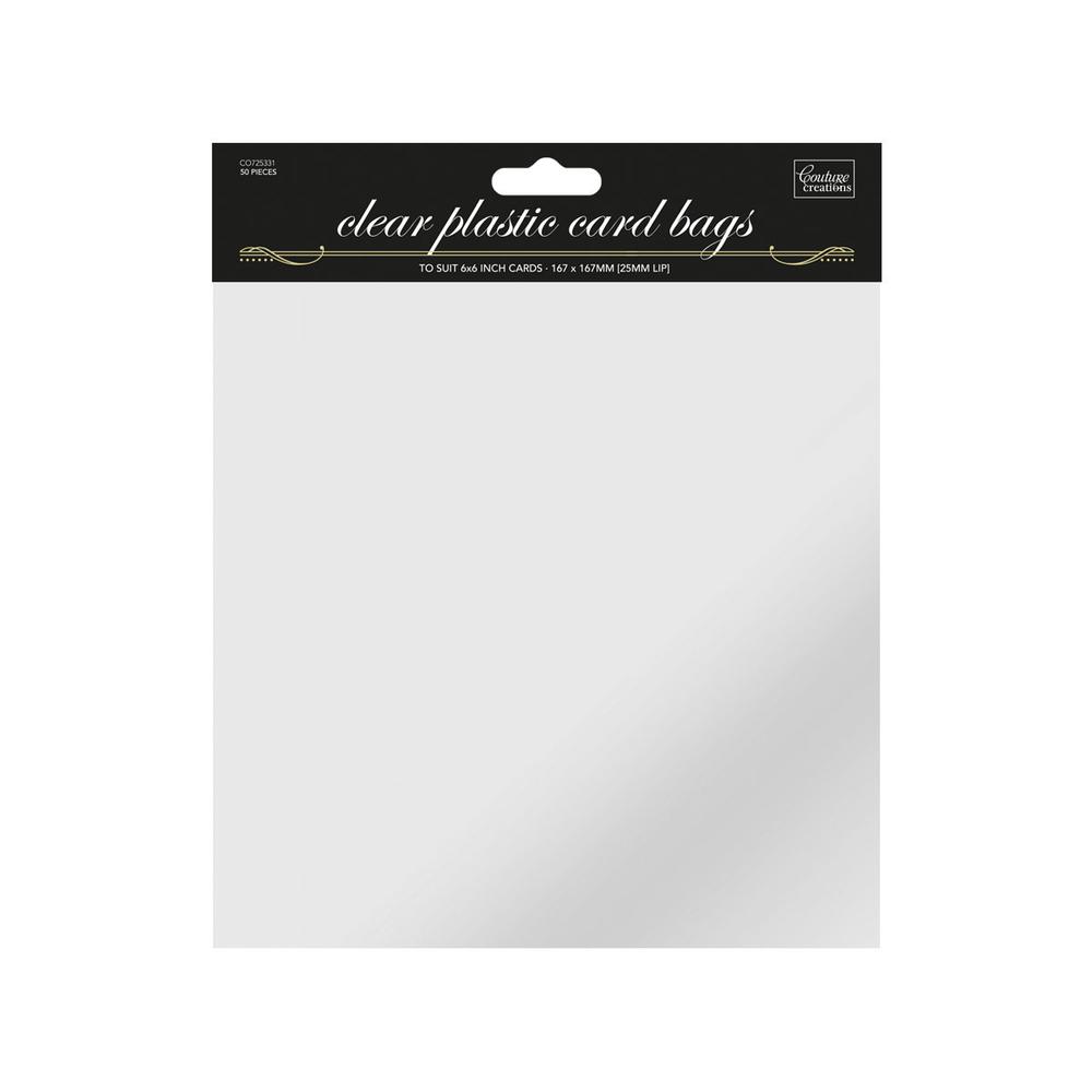Bag - 6 x 6in Self Sealing - Crafty Divas