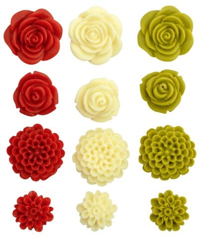 Blossoms- Resin Flowers- Pansy - Crafty Divas