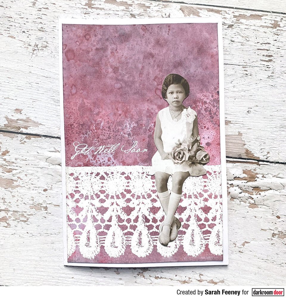 Border Stamp - Loopy Lace - Crafty Divas