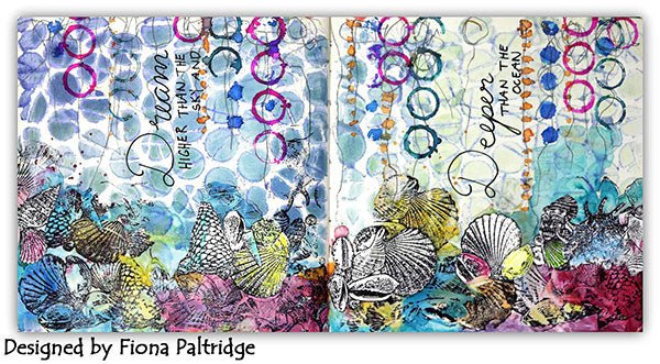 Border Stamp - Seashells - Crafty Divas