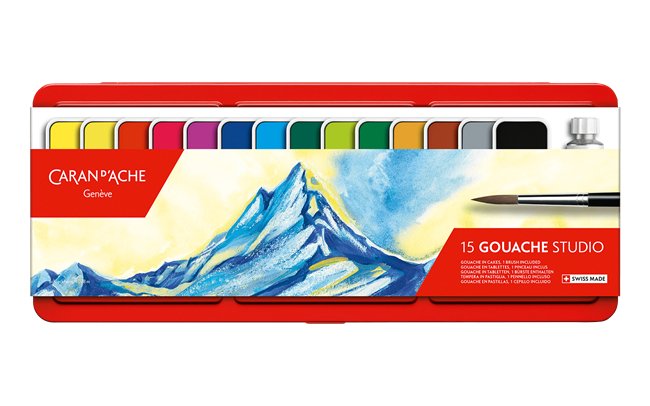Caran d'Ache Gouache Studio Set - 15 - Crafty Divas