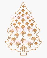 Chipboard Shapes - Christmas Tree Large - Crafty Divas
