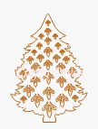 Chipboard Shapes - Christmas Tree Small - Crafty Divas