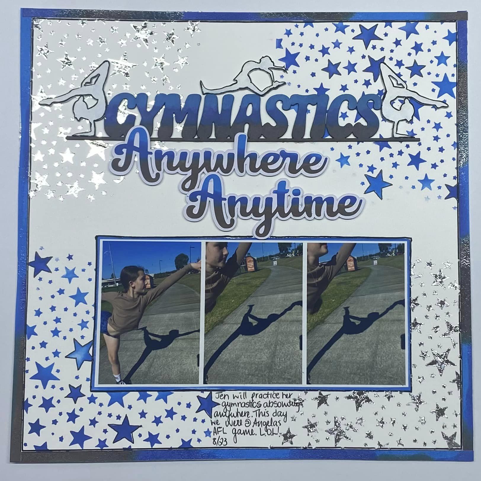 Chipboard Shapes - Gymnastics w Figures - Crafty Divas