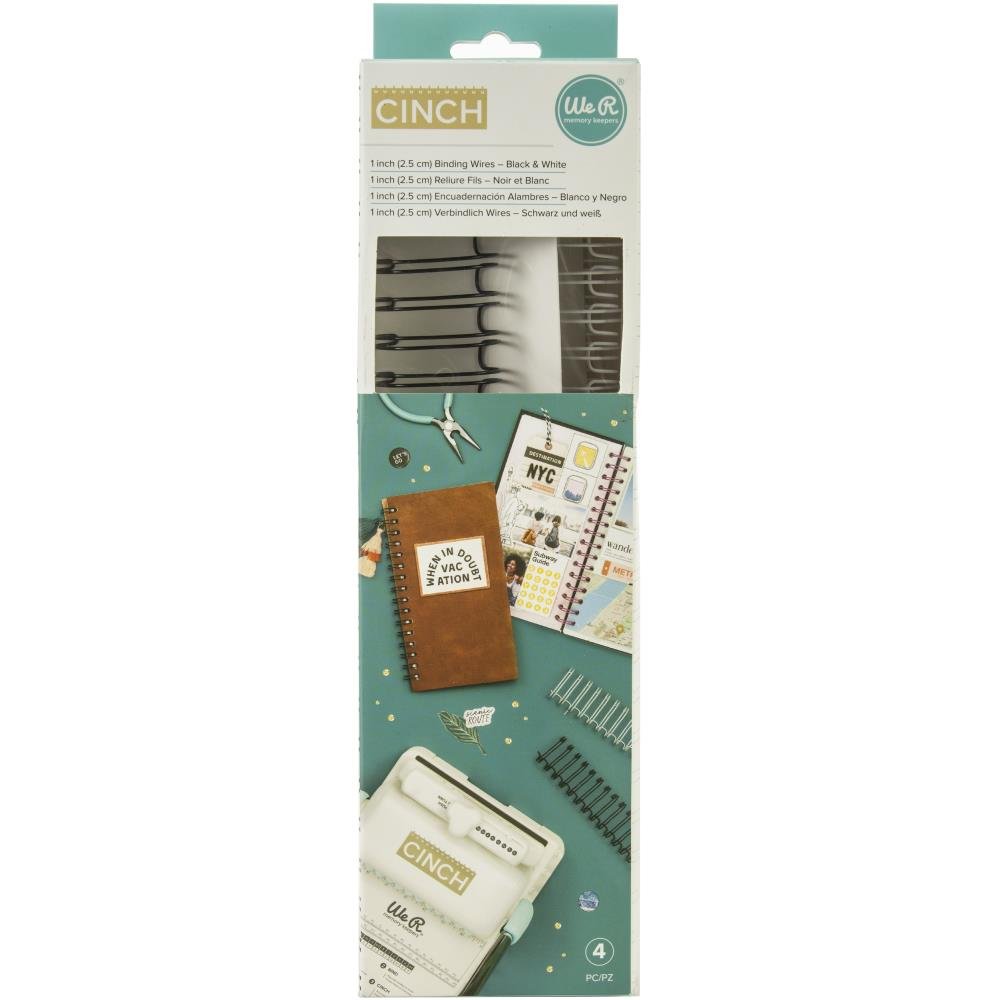 Cinch Wires 1" - Black & White - Crafty Divas