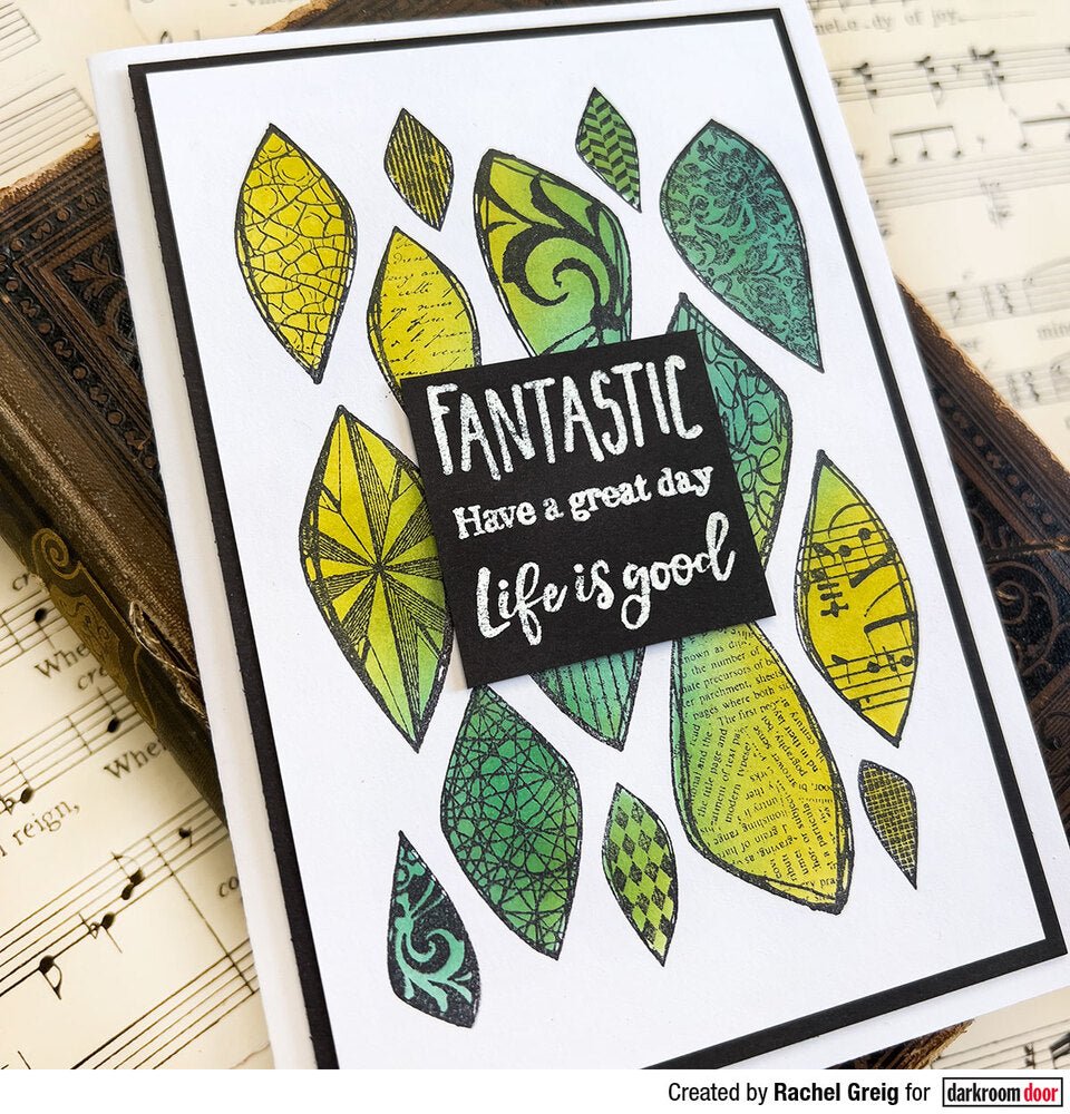 Collage Stamp - Arty Pods - Crafty Divas