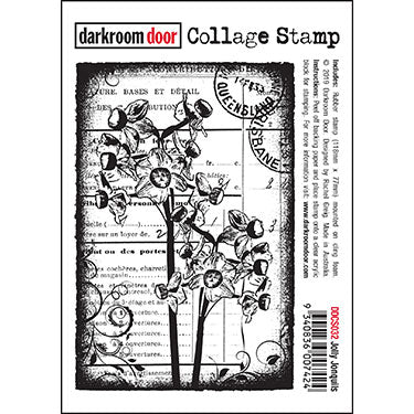 Collage Stamp - Jolly Jonquils - Crafty Divas