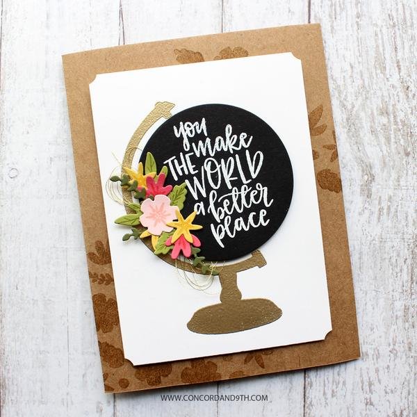 Concord & 9th - GLOBE GREETINGS DIES - Crafty Divas
