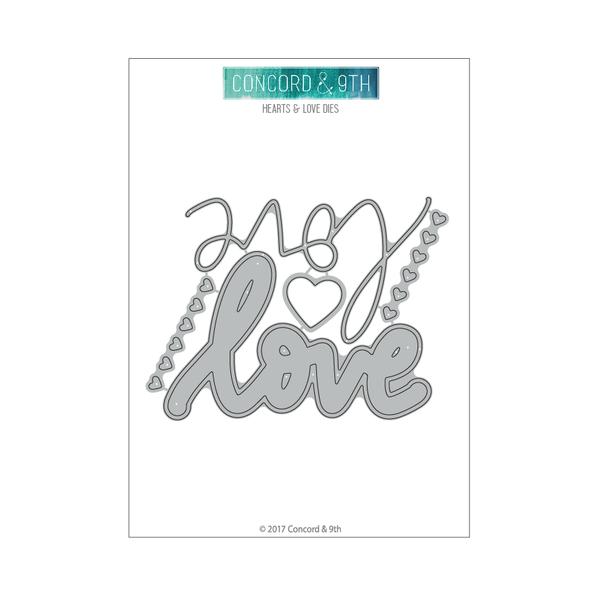 Concord & 9th HEARTS & LOVE DIES - Crafty Divas