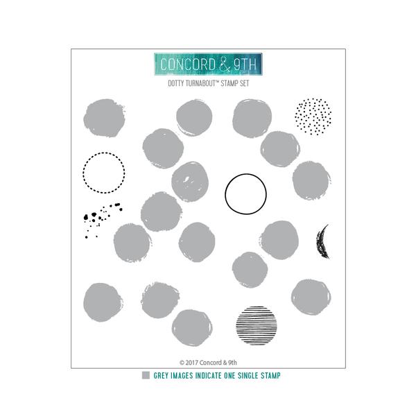 Concord & 9th Stamp DOTTY TURNABOUT - Crafty Divas