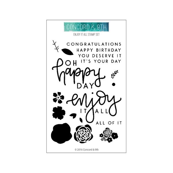 Concord & 9th Stamp- ENJOY IT ALL - Crafty Divas