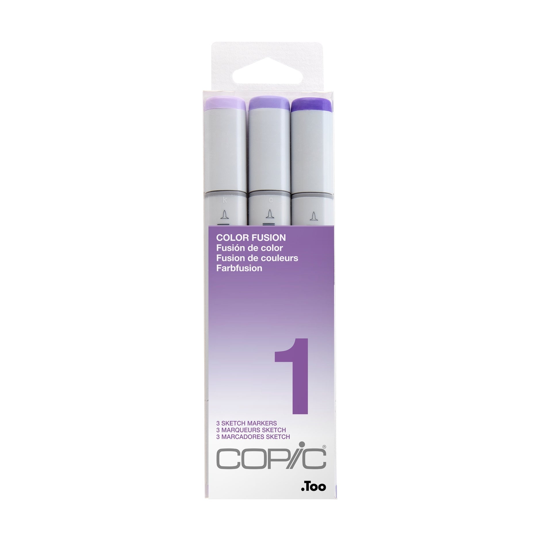 Copic Sketch Set 3 Colour Fusion 1 - Purple - Crafty Divas