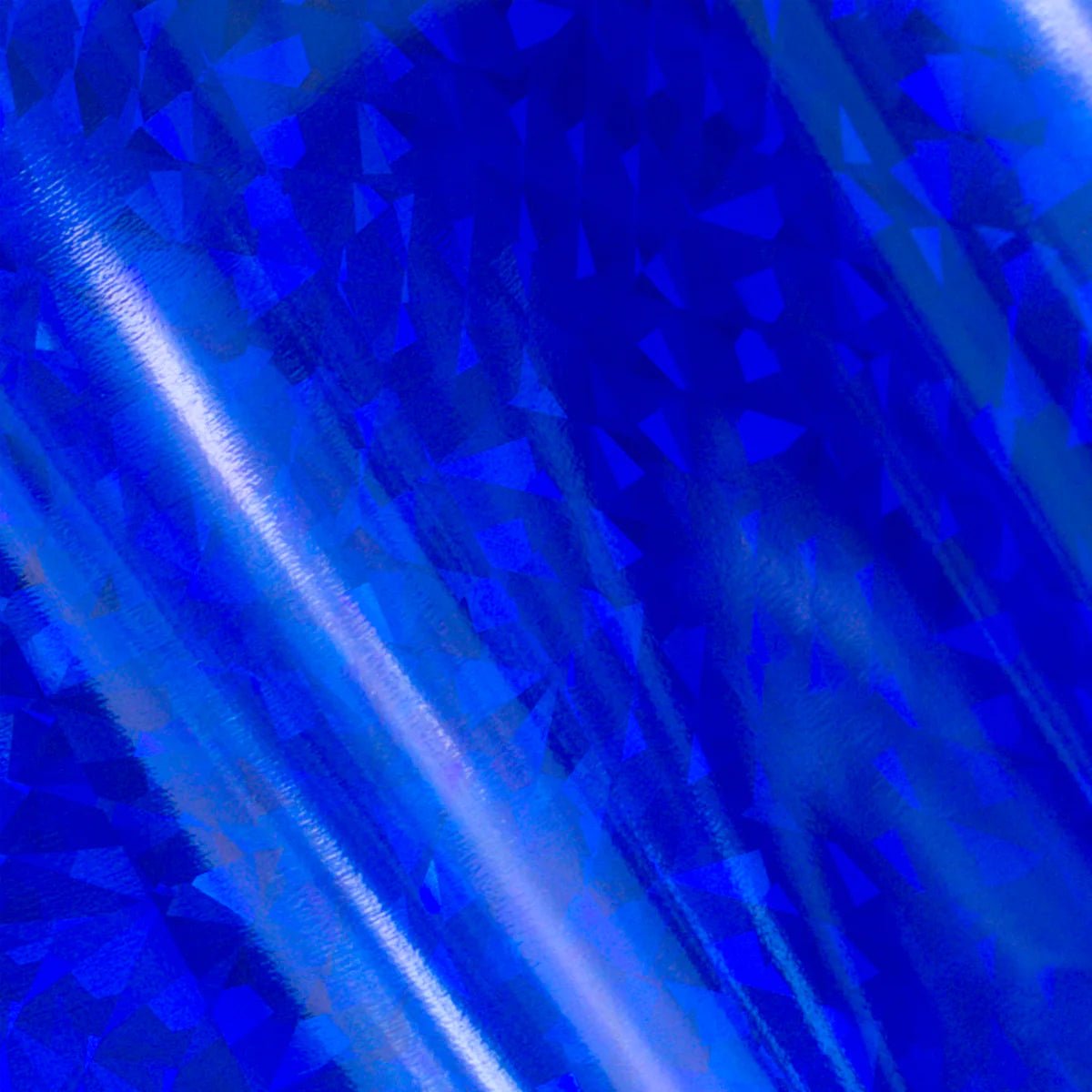 Couture Creations Heat Activated Foil - Blue Iridescent Triangular Pattern - Crafty Divas