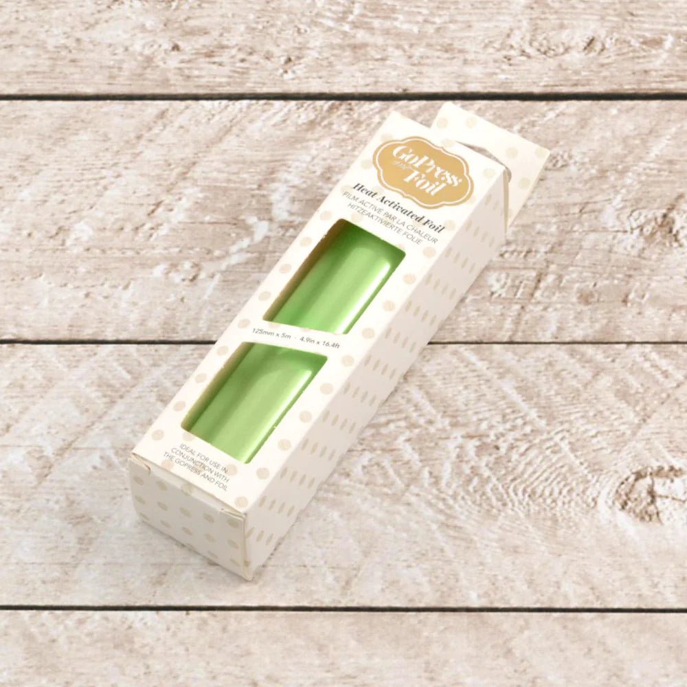 Couture Creations Heat Activated Foil - Green Light Mirror Finish - Crafty Divas