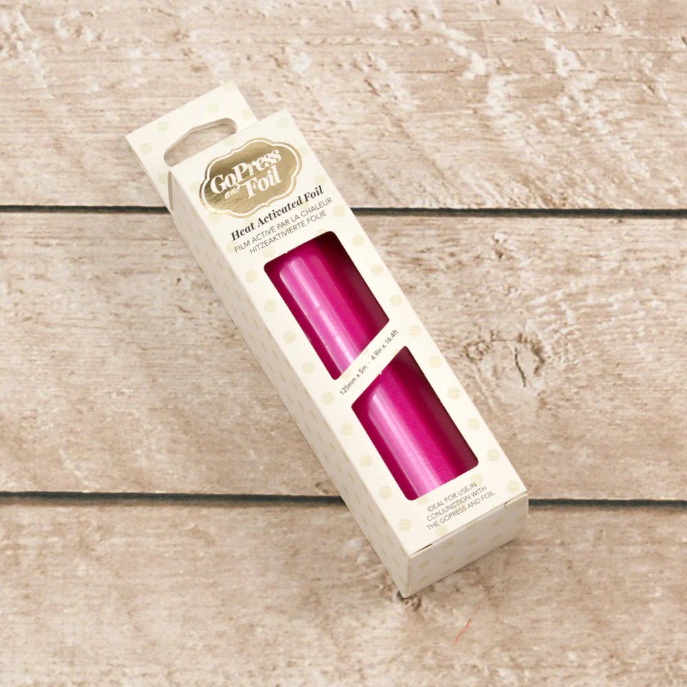 Couture Creations Heat Activated Foil - Pink Matte Finish - Crafty Divas