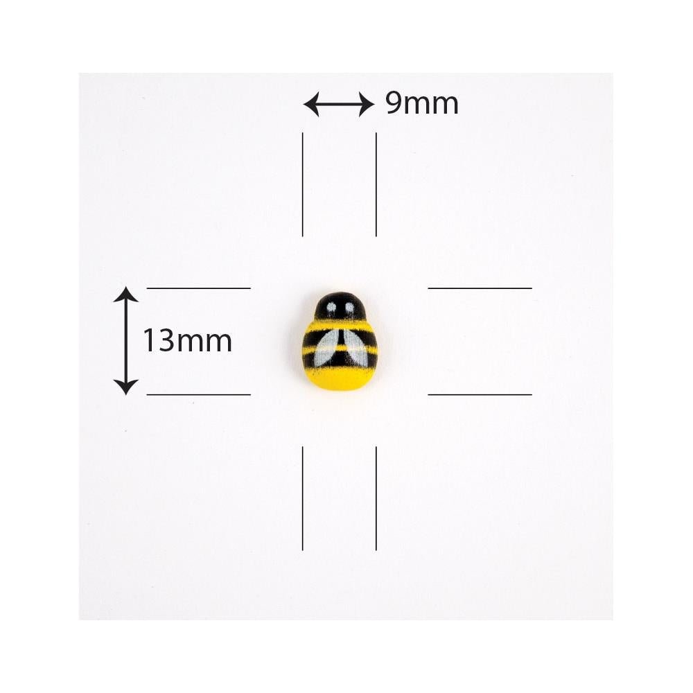 Craft Consortium Adhesive Wooden Shapes - Let Spring Begin Bees - Crafty Divas